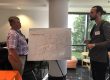 Tim Currie presents map